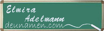 Elmira Adelmann Visitenkarte